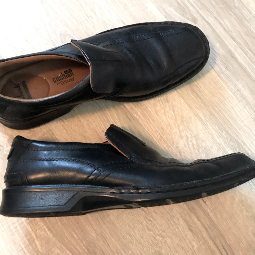 Men’s Clark’s dress shoes (comfort - ortholite)